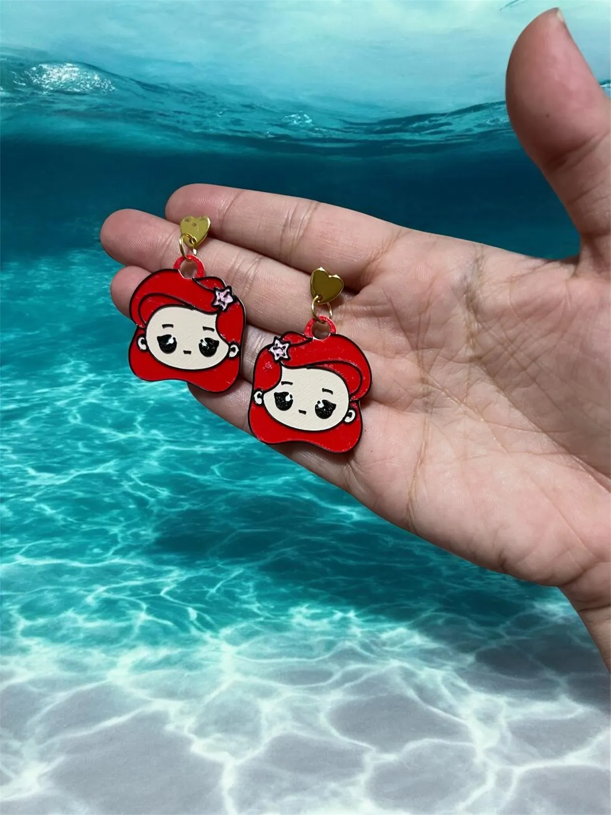 Pendientes la Sirenita view 2