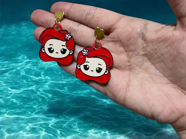 Pendientes la Sirenita