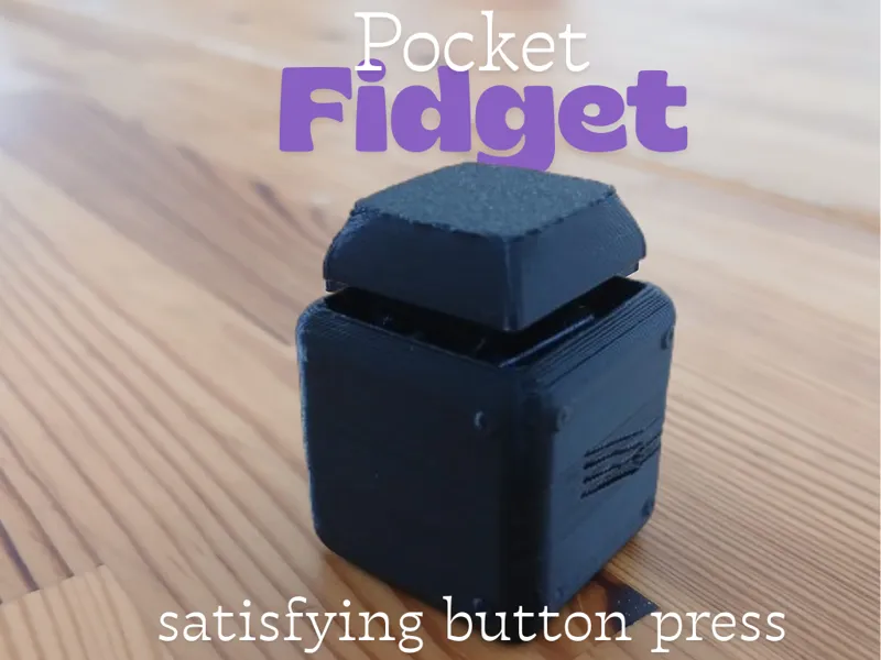 Pocket Button Fidget - print in place