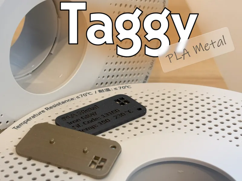 Taggy: PLA Metal - Snap-fit Spool