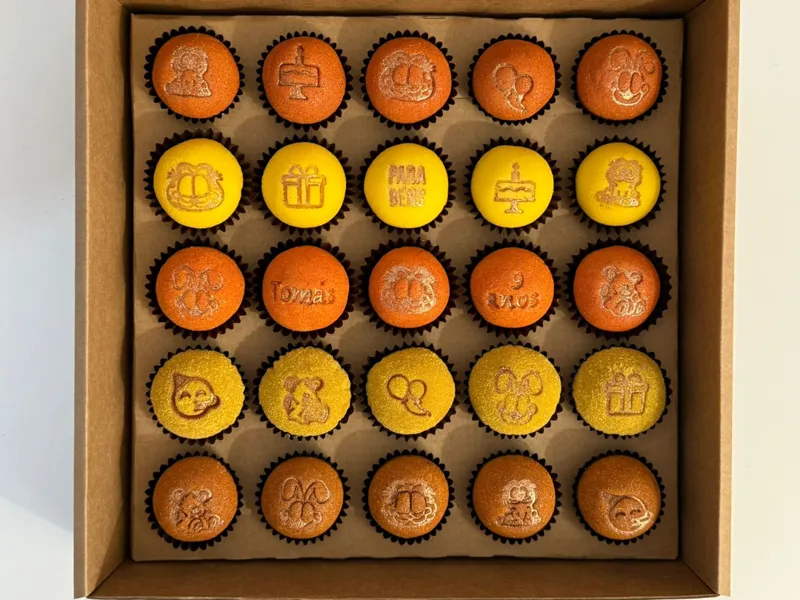 Carimbos Garfield para Brigadeiros