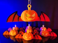 Citrouille chauve-souris articulée (sans assemblage) — photo 4