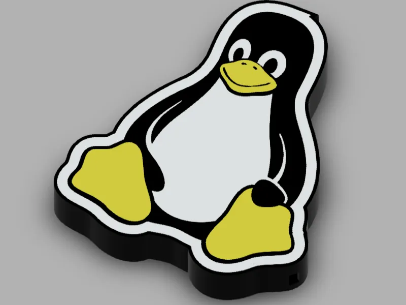 Linux Tux Led Lightbox