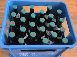 Adventskalender Bierkasten / Bierkiste