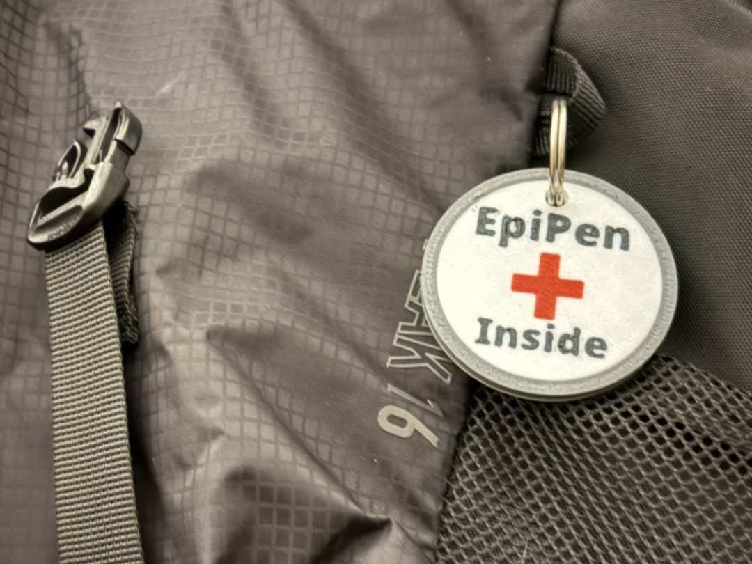 EpiPen Inside Tag