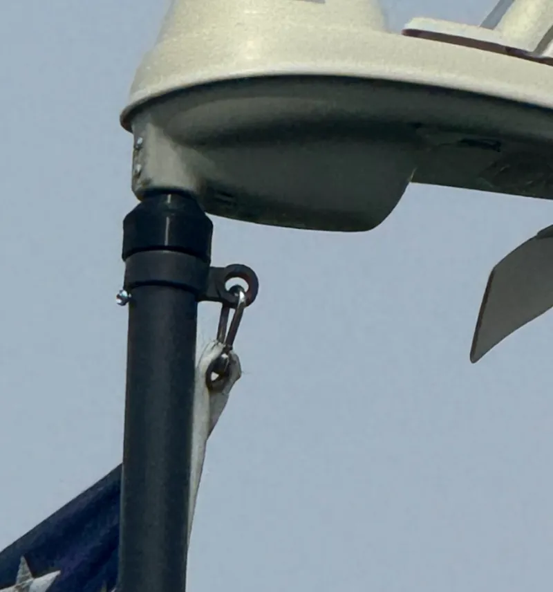 Weather Station Flagpole Adaptor