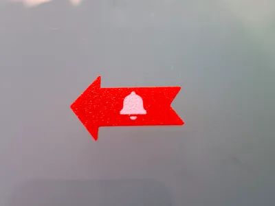 doorbell pointing arrow