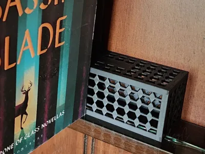 "Book Breather" Shelf Spacer for Air Circulation