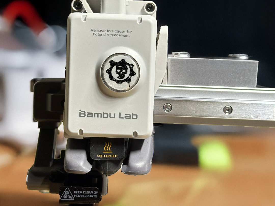 A1 Mini, Gears of War themed Extruder Wheel