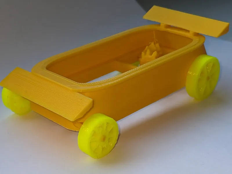 Spoiler for "Small pull back car"