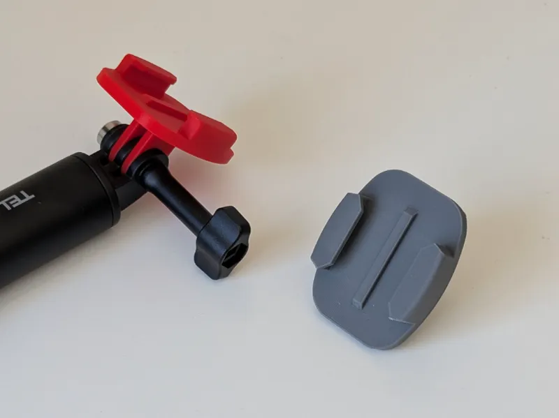 GoPro Finger-Mount to Quick Release Plate Adapter