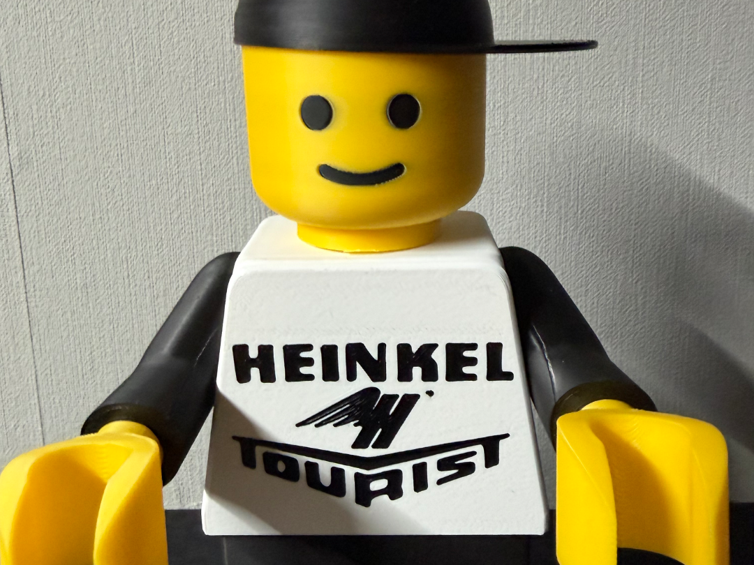 Heinkel Tourist Brickman 20cm Figur
