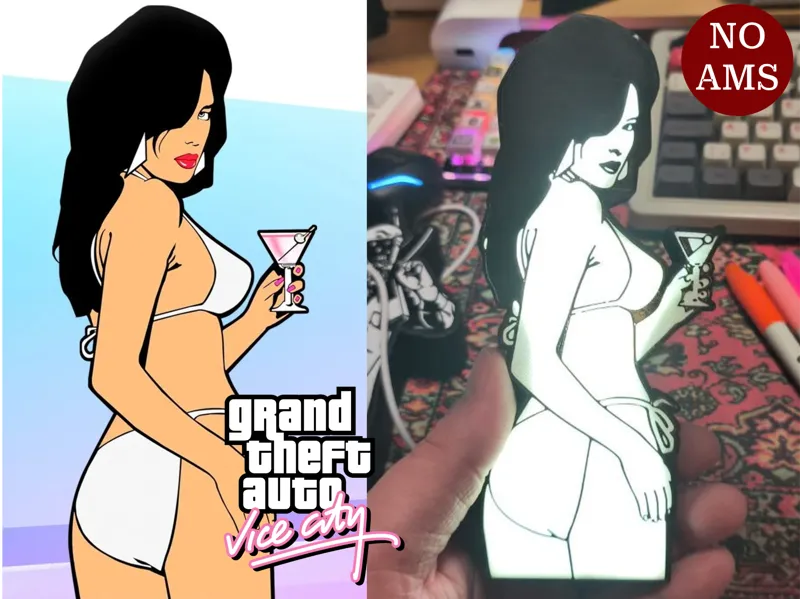 GTA Vice City Bikini Girl Lightbox (No AMS)