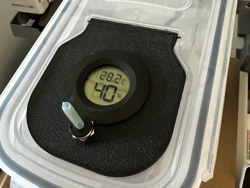 Cereal Box Lid with Round Hygrometer (VTOPMART)