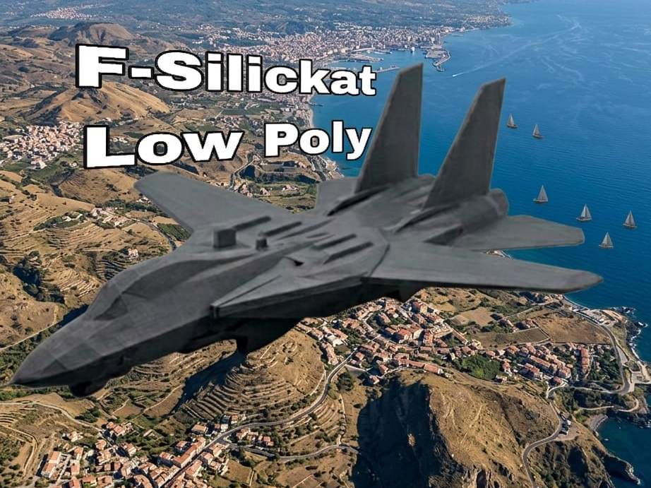 F-SicilKat-Low Poly  #004-  3d