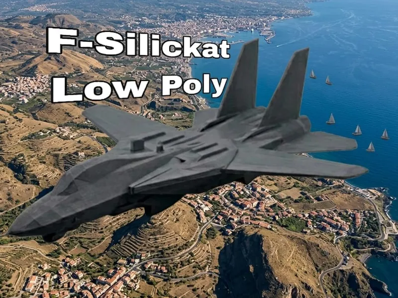 F-SicilKat-Low Poly  #004-  3d