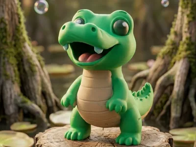 Balloon Crocodile Arlo Gator
