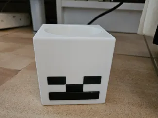 Lapicero esqueleto de minecraft