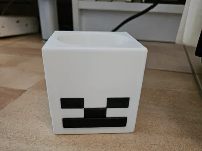 Minecraft Skeleton Pencil Holder