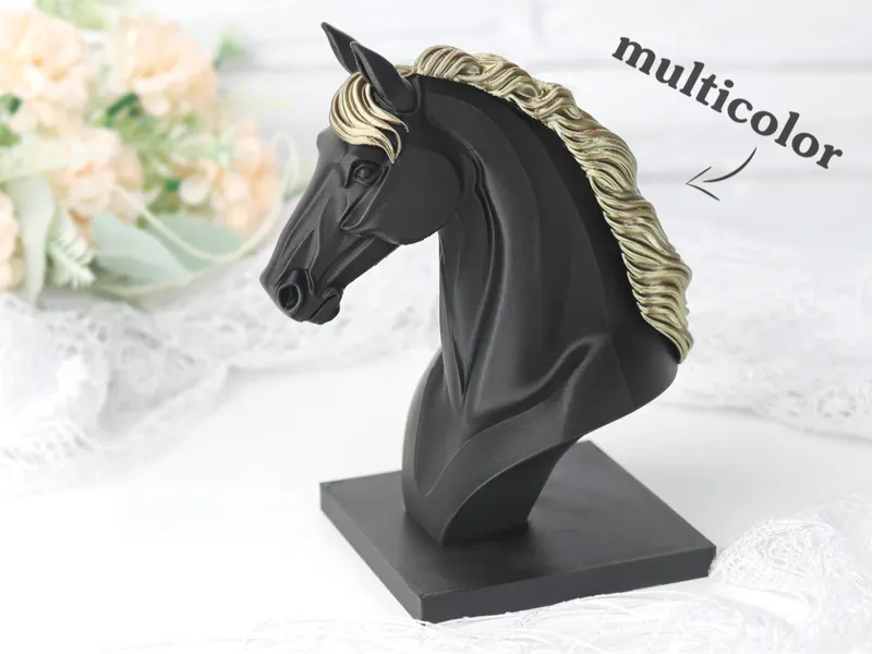 Elegant Horse Bust