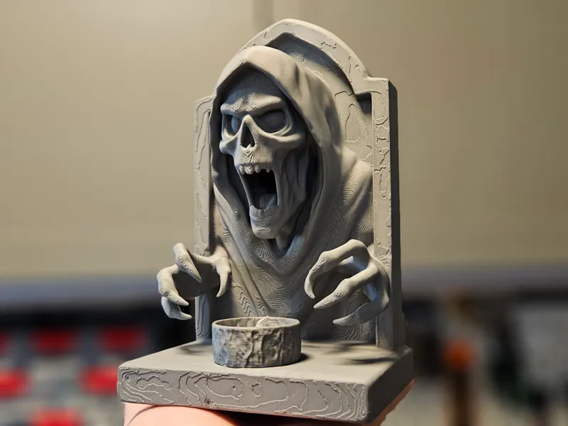 Screaming Ghoul Tealight