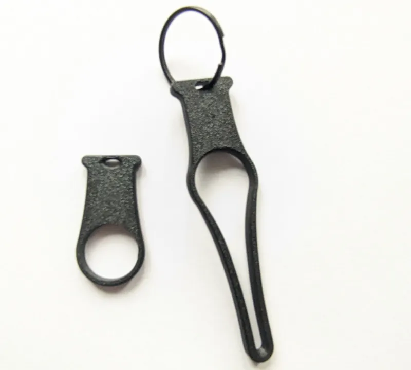 Dog poop bag knot helper and holder