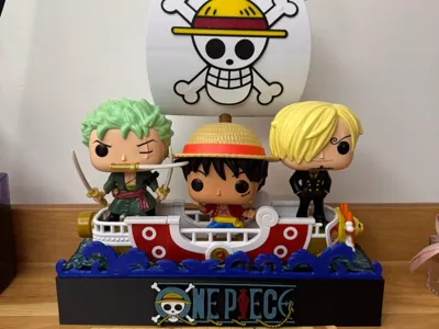 Base for Kinder and Funko One Piece Figures