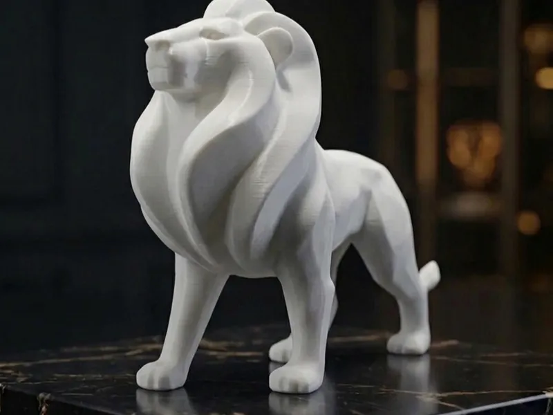 Elegant Lion Statue