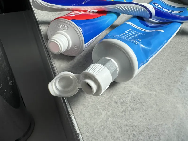 Oral-B ND13 to Colgate ND16 Flip-Top Cap Adapter