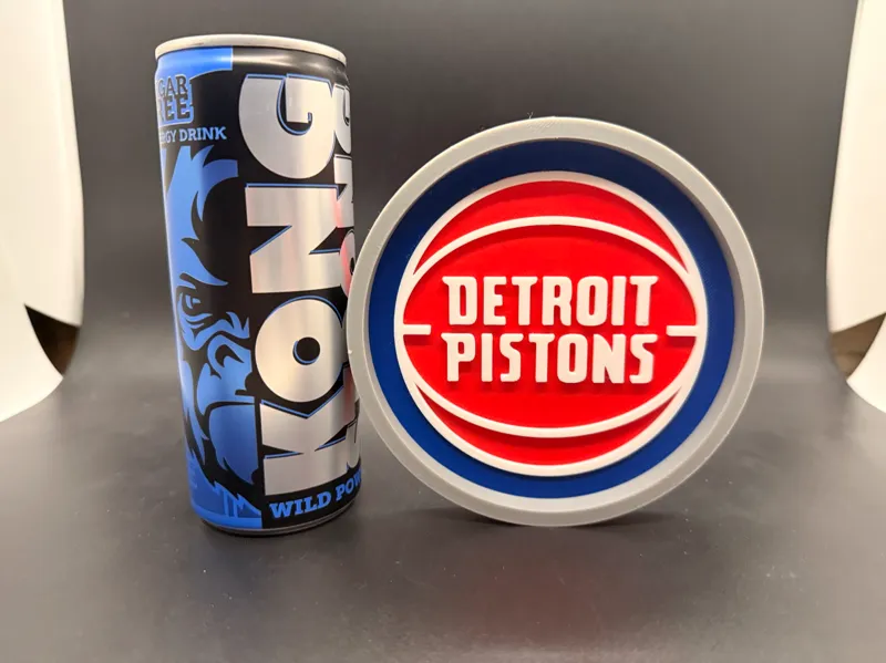 Detroit Pistons Logo Coaster