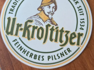 Ur-Krostitzer Coaster 3 Walls Round