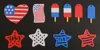 4th of July Earrings x1 A1