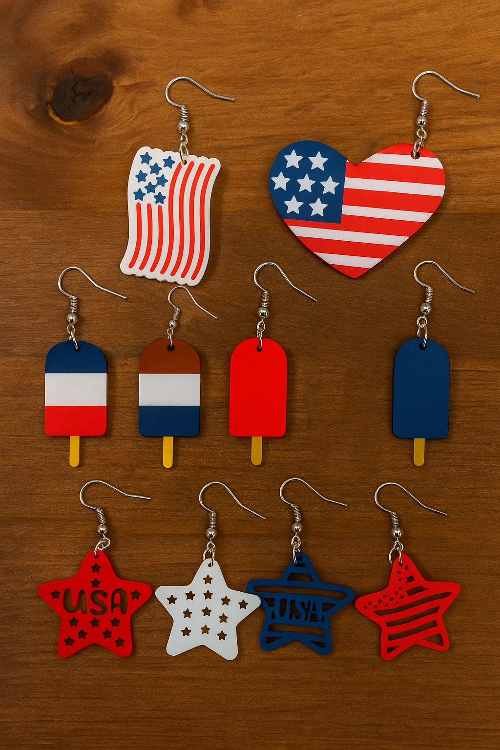 4th of July Earrings view 3