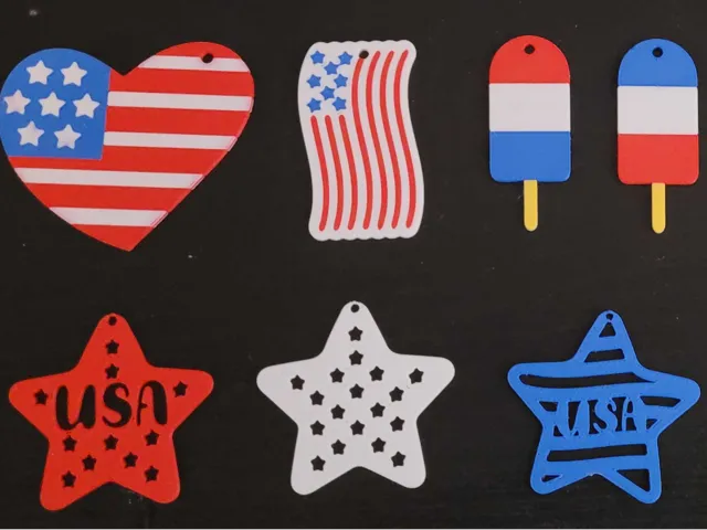 4th of July Earrings