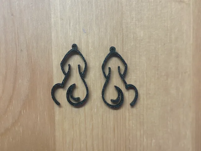 Dog Earrings