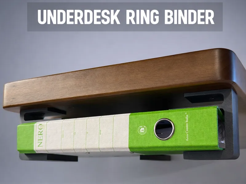 Underdesk Ring Binder