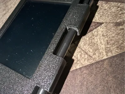 Cheap Yellow Display case with added Pen holder 