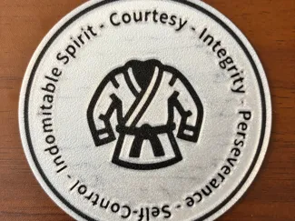 Taekwondo Coaster