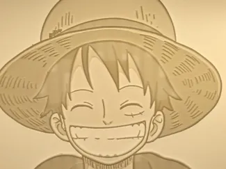 OP Luffy Night Light Lithophane