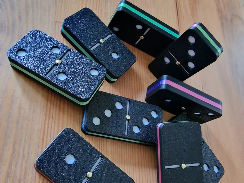 Domino Deluxe – 3D-gedruckte Domino-Steine