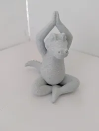 Alligator zen en posture de yoga — photo 3