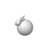 Lapin de Pâques minimaliste — photo 3