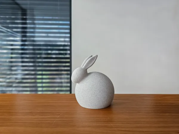 Lapin de Pâques minimaliste
