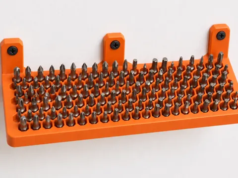 Soporte: Large bit holder (wall mounted) — referencia de MakerWorld