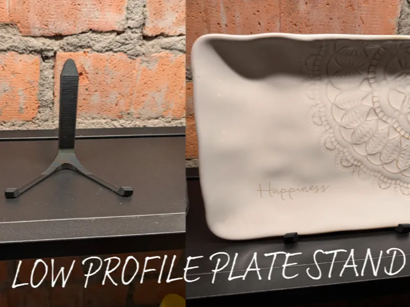 Low Profile Plate Stand