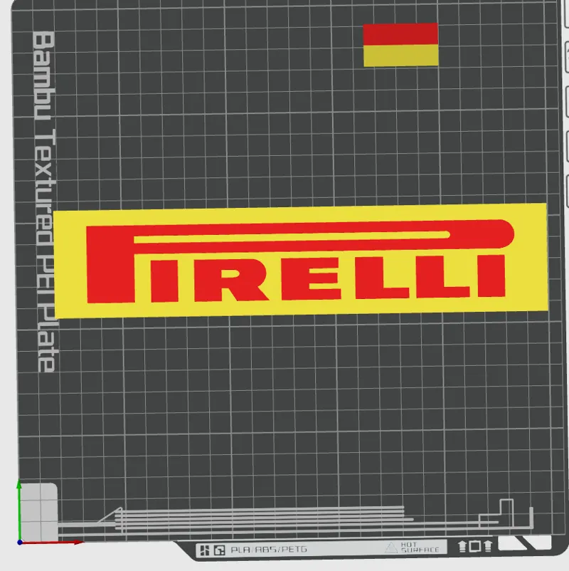 pirelli logo multi couleurs