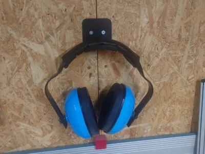 Headphone Holder - Wall Mount (screwed)