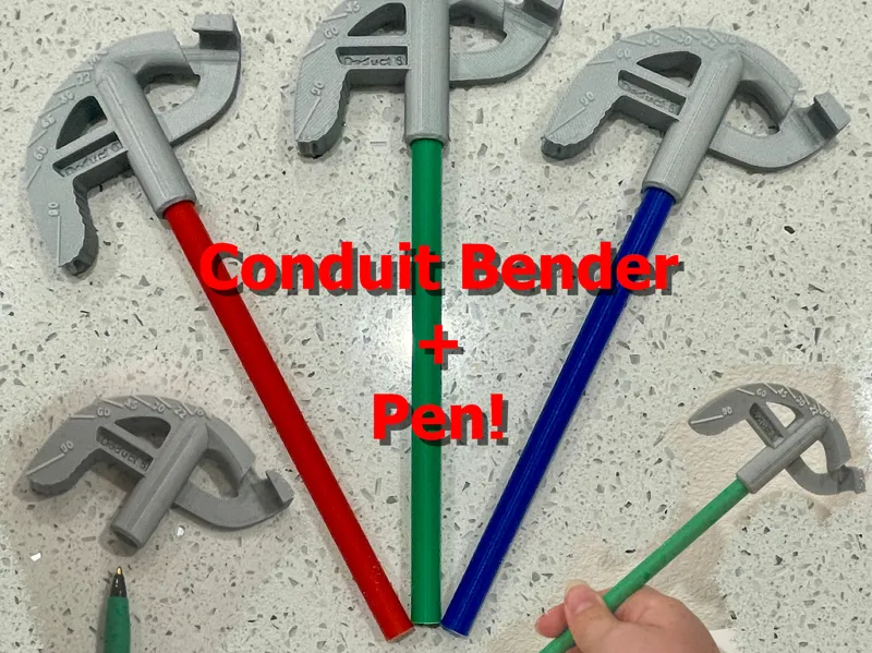 Conduit Bender Model + Pen