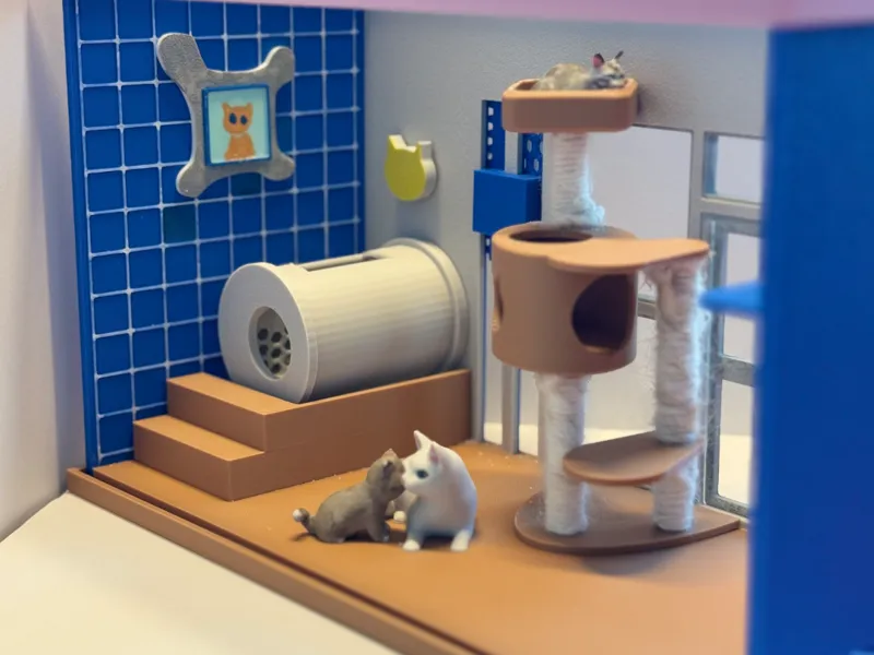 Cyberbrick Cat Shelter with Automated Care