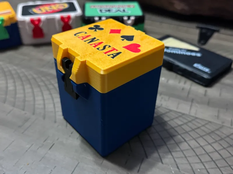 Canasta Card Box - SnapLock